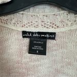 United States Sweaters  Cream Crochet Trim Flyaway Cardigan Photo 4