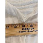 Free People  The Best Long Sleeve Crinkle Button-Up Blouse Shirt Cream Women's M Photo 10