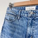 SLVRLAKE Sara Low Rise Slim Bootcut Raw Hem Jeans in Atwater Size 27 Blue Photo 7