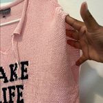 Wooden Ships  Pink Knit Sweater Photo 4