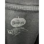 2009 Beatles Y2K Crop Top Black Raw Hem Tee Size XL Photo 10