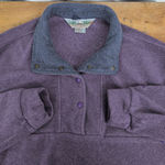 Eastern Mountain Sports Vintage EMS Ladies' Anorak Purple Fleece Medium Photo 1