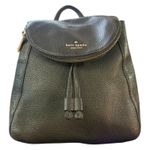 Kate Spade  New York Black Pebbled Leather Backpack Photo 3