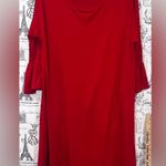 Agnes & Dora Elegant  Red Women's Dress with pockets Photo 3