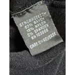 Yuka Vintage Faux Fur Trim Funnel Neck Knit Top Small Black Photo 8