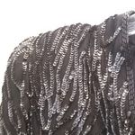 FINAL MARKDOWN Ladies' Nipon Night Sequined & Beaded Jacket (M) Black Size M Photo 5