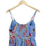 Vince Camuto NWT  Button Front Floral Sundress Cornflower Blue Pink Size 4 NEW Photo 5