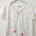 Southern Tide White Cover Up Dress Tie Fringe Size Medium M Photo 1