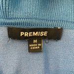 Premise Royal Blue Ruffle Collar V-Neck Sweater M Photo 6