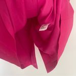 Tahari Arthur S. Levine Fuchsia Satin Sheath Dress with Bow Women's Size 8 Pink Photo 3