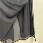 Alex Evenings  Palazzo Pants Womens Large Black Chiffon Overlay Wide Leg Dressy L Photo 2