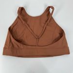 Balance Athletica  Brown High Neck Sports Bra Size Large Photo 1