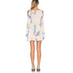 Free People Revolve Clear Skies Floral Tunic Cream Dress Photo 1