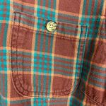 Duluth Trading Flannel Shirt Womens XS Multicolor Plaid‎ Button Up Long Sleeve Photo 3