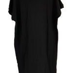 Universal Standard  Black Cotton Short Sleeve Midi Dress Casual Womens Size L Photo 0