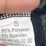 Black Scrunch Crop Tank Top Size Small Photo 3