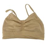 Lululemon  Nulu Front-Gather Yoga Bra Light Support B/C Cup Prosecco Beige Size 8 Photo 5