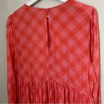 BP  Dress Pink Plaid Ian Long Sleeve Casual Neutral Photo 4