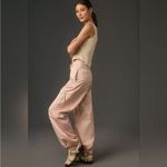Anthropologie  Pilcro Satin Cargo Parachute Pants Pink Combo Size 31 NEW Photo 5