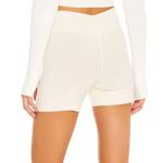 NBD Downtown Ribbed Short in White Photo 2