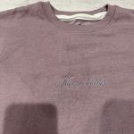 Light Purple Crew Neck Sweatshirt Size M Photo 2