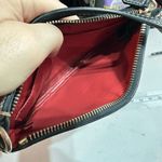 Dooney & Bourke DB Monogram Y2K Black Tan Mini Purse Small Leather Canvas Photo 7