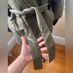 Ba&sh  designer Dayma olive green and black puffer jacket size L Photo 5