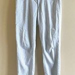 Ann Taylor THE SKINNY ANKLE MODERN FIT PINSTRIPE PANTS SIZE 2 WHITE BLUE STRIPED Photo 0