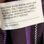 Duluth Trading Co Folklore Flannel Duster Purple elderberry windowpane plaid Photo 8