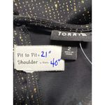 Torrid ‎ Party Dress Sparkle Ruched Long Sleeve Plus Size 2 / 2X Photo 2