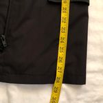 EXPRESS Jet Black streetwear zip up oversize long sleeve jacket with belt loops Photo 5