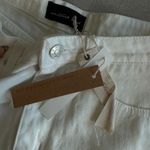 Mustard Seed High Waist White Denim Shorts Photo 2