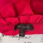 The Limited  Red‎ Ruffle One-Shoulder Blouse Photo 2
