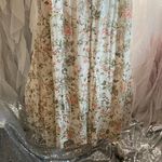 Frye  L floral button down pockets Floral Maxi Dress Photo 3