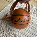 Basketball Shaped Crossbody Bag NWOT Brown Photo 1