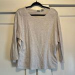 Lucy & Laurel | Basic Grey Long Sleeved T-Shirt Size XL Photo 0