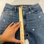 Abercrombie & Fitch  Simone High Rise Ankle Jeans Women 25 Blue Embroidery Floral Photo 9
