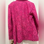 ZARA 💖  PINK TAILORED LACE BLAZER JACKET Photo 8