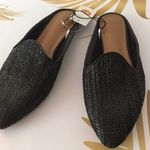 Black Woven Flats, Size 9 1/2 Photo 1
