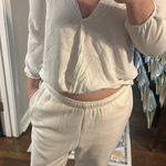 Michael Lauren Revolve  White V Neck Blouse Photo 1