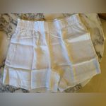 Quince NWT  100% European Linen High Waisted White  Shorts Sz S Photo 6