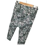 Gaiam Urban Chic Willow High Rise Workout Yoga Om Capri Leggings Green L Photo 6