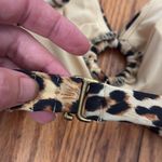 ANDIE Bikini Set Bonita Top 90s High Waisted Bottom Leopard Black M-DD NWT Photo 7