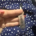 SheIn Blue Polka Dot Bikini Set Photo 2