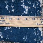 Babaton Aritzia Lace Overlay Camisole Top Teal Floral Scalloped Trim Women's XS Photo 5