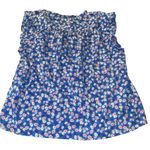 On 34th Floral blouse size xl NWT Blue Photo 1