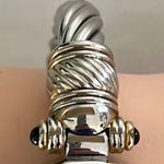 Silver and Gold Bangle Photo 3