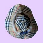 Burberry Vintage 1980s Classic Plaid Bucket Hat 🔥 Photo 3