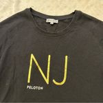 Peloton New Jersey  Sweatshirt sz M Black Sweatshirt NJ Logo Photo 3