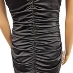 Speechless  Black Ruched Embellished Spaghetti Strap Mini Cocktail Dress Medium Photo 5